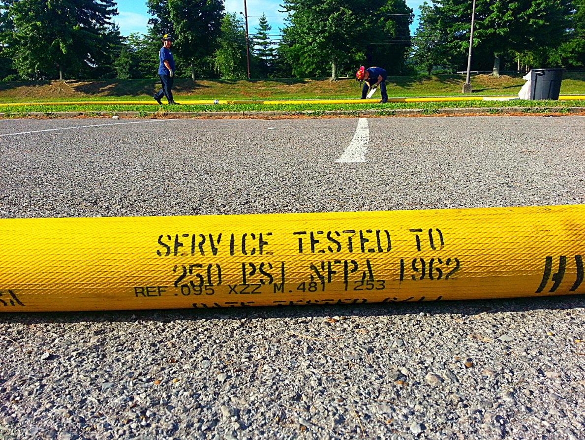 Brentwood Fire and Rescue Station Life Hose Testing