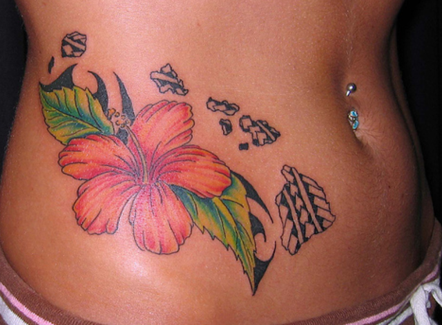 flowers tattoo for women