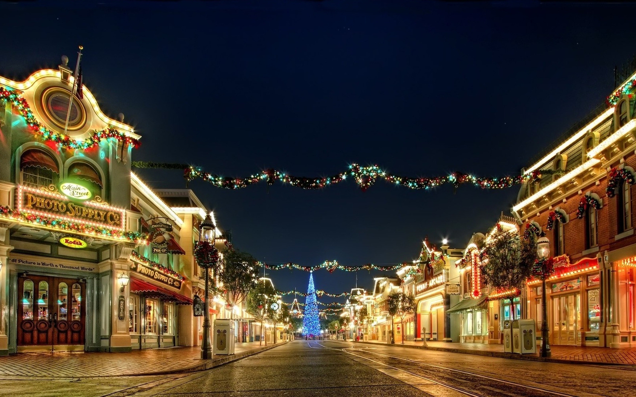 Christmas Scenery | Hd Desktop Wallpaper