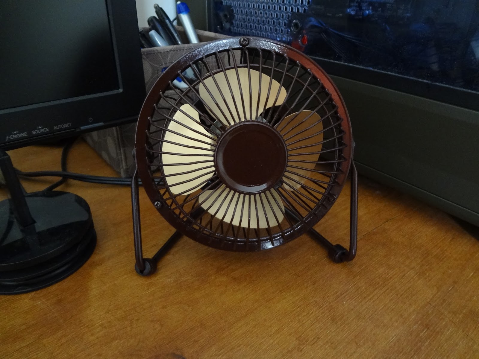 New Desk Fan Repainted Home Tech Dad A Tech Dad S Home And
