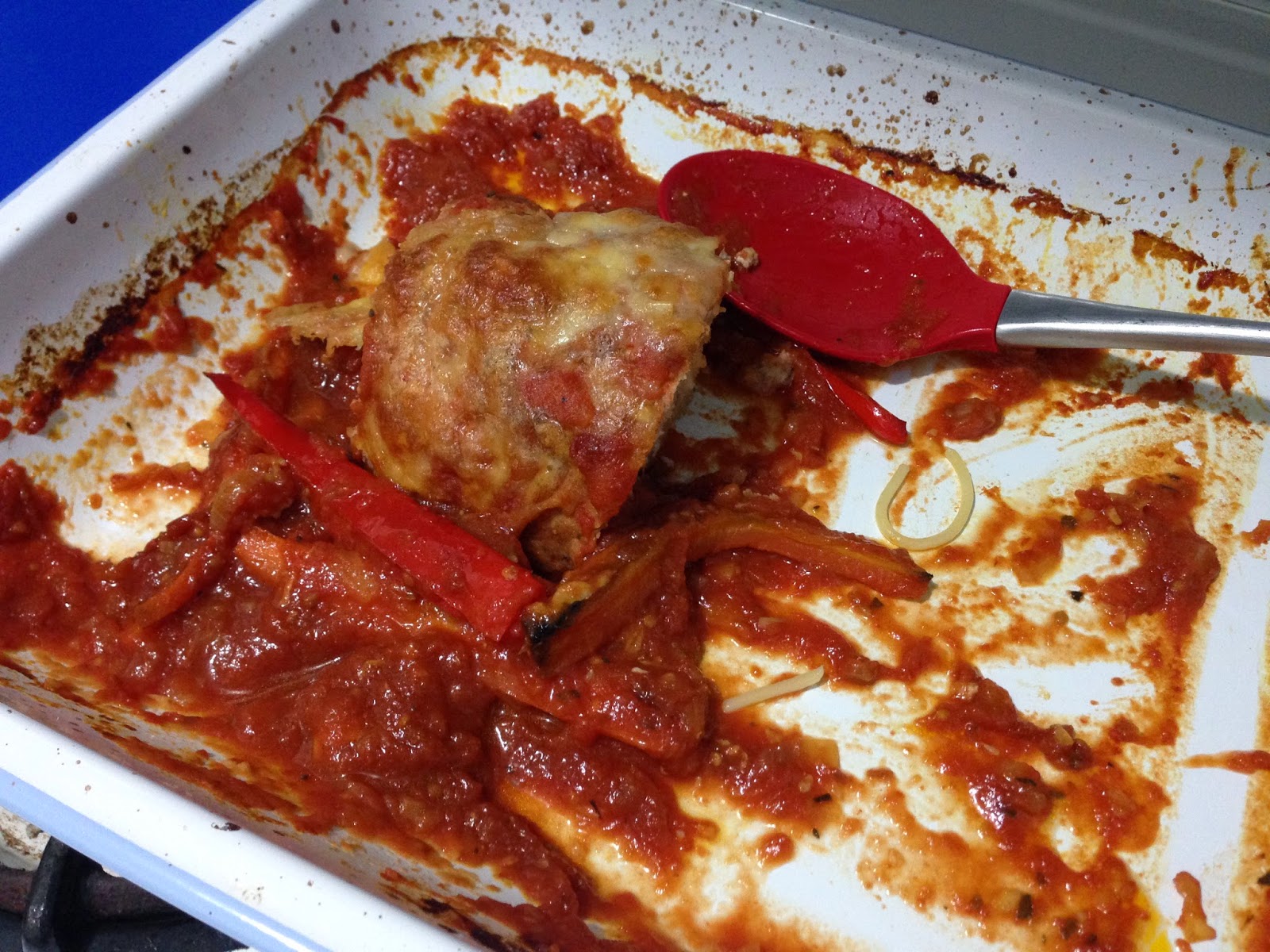 salt sugar & i Jamie Oliver's Pork Meatloaf and Spaghetti sauce from