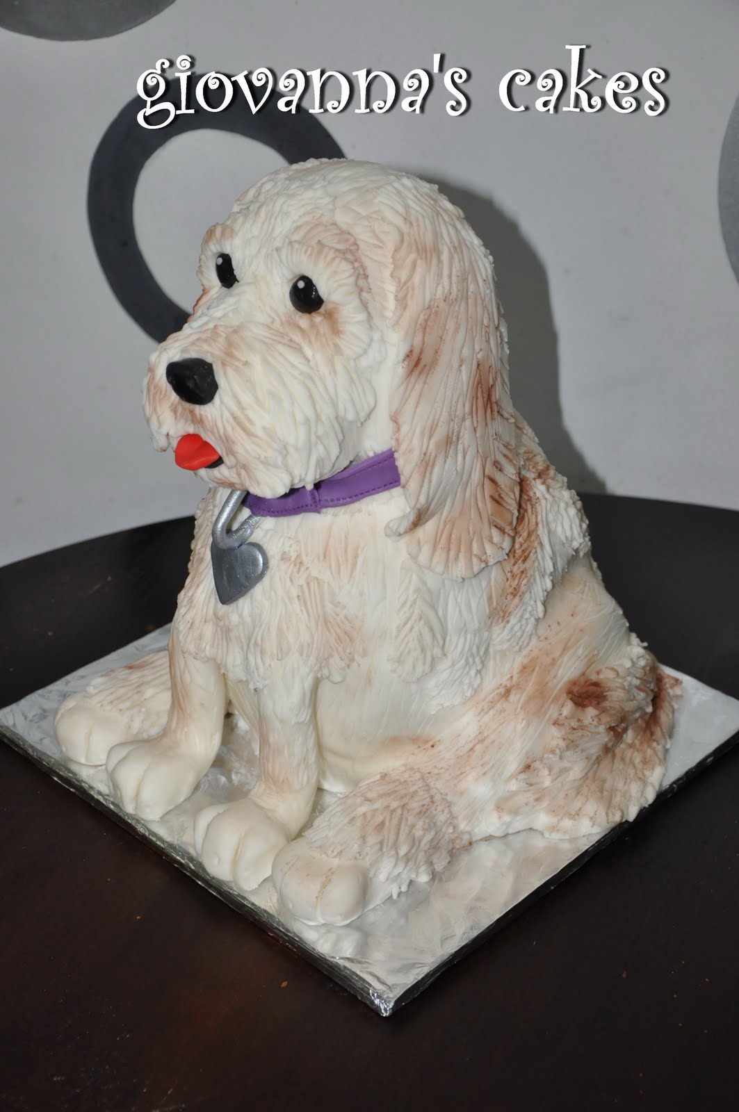 giovanna's cakes 3D sculpted dog cake
