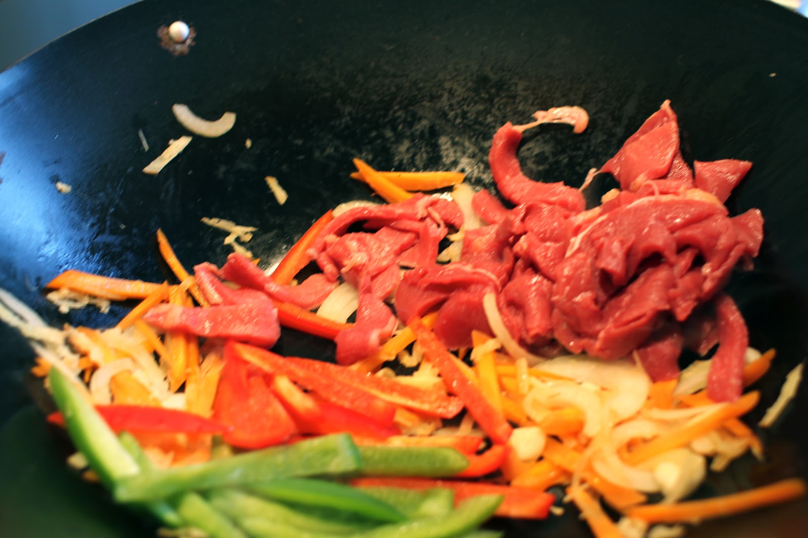 mamacook Beef Satay Stir Fry