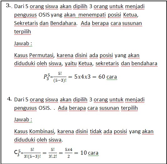 Matematika Sma Permutasi Dan Kombinasi