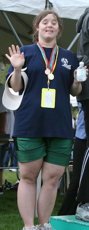 GMSO ATHLETE SHOWS OFF HER MEDALS!