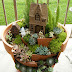 Creative and unique Fairy Garden made of Broken Flower Pot - Si Bejo unique 