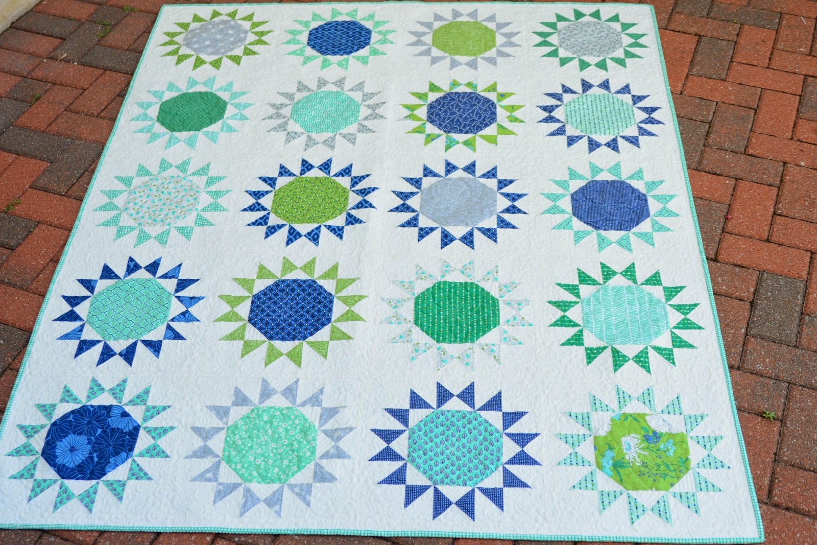 Hyacinth Quilt Designs Nutmeg Stars Quilt