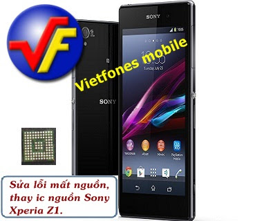 Bao gia khi thay ic nguon sua loi mat nguon cua sony xperia z1 tai Tp HCM