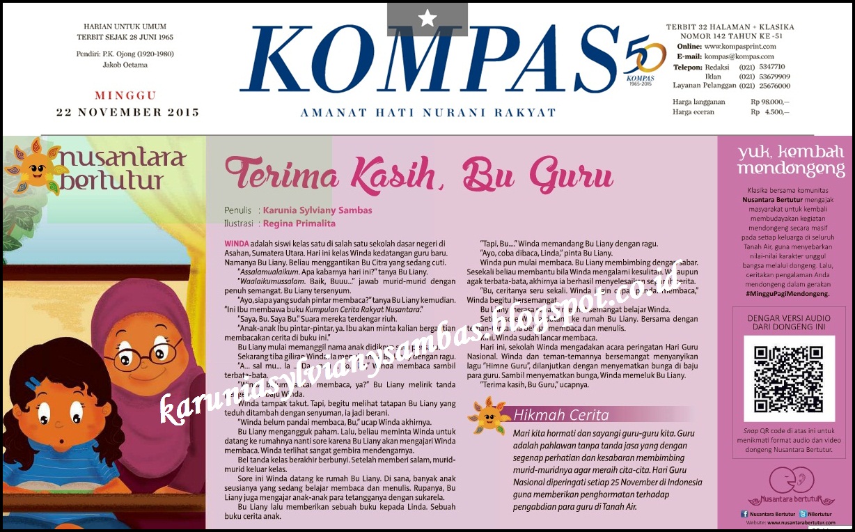 Rekam Jejak Sang Pemimpi GerakanSumbangDongeng Cerpen