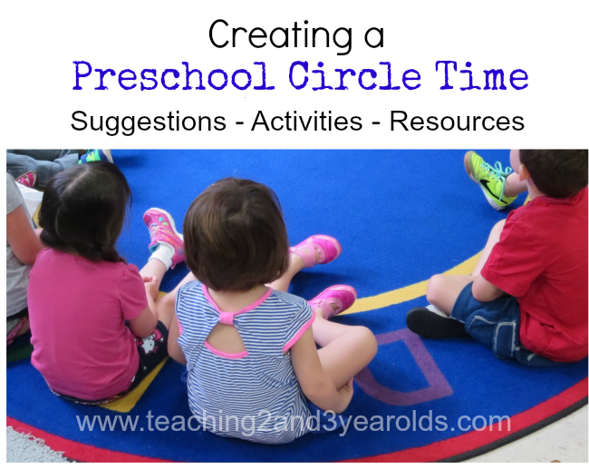 Preschool Circle Time Teaching 2 and 3 year olds