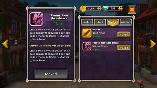 What Is This Dungeon Boss Hero Shadowblade Skill And Trait