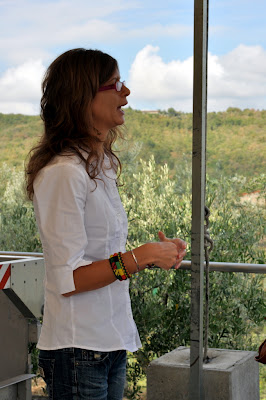 Valentina, our tour guide at Capanelle in Gaiole in Chianti, Italy - Photo by Taste As You Go
