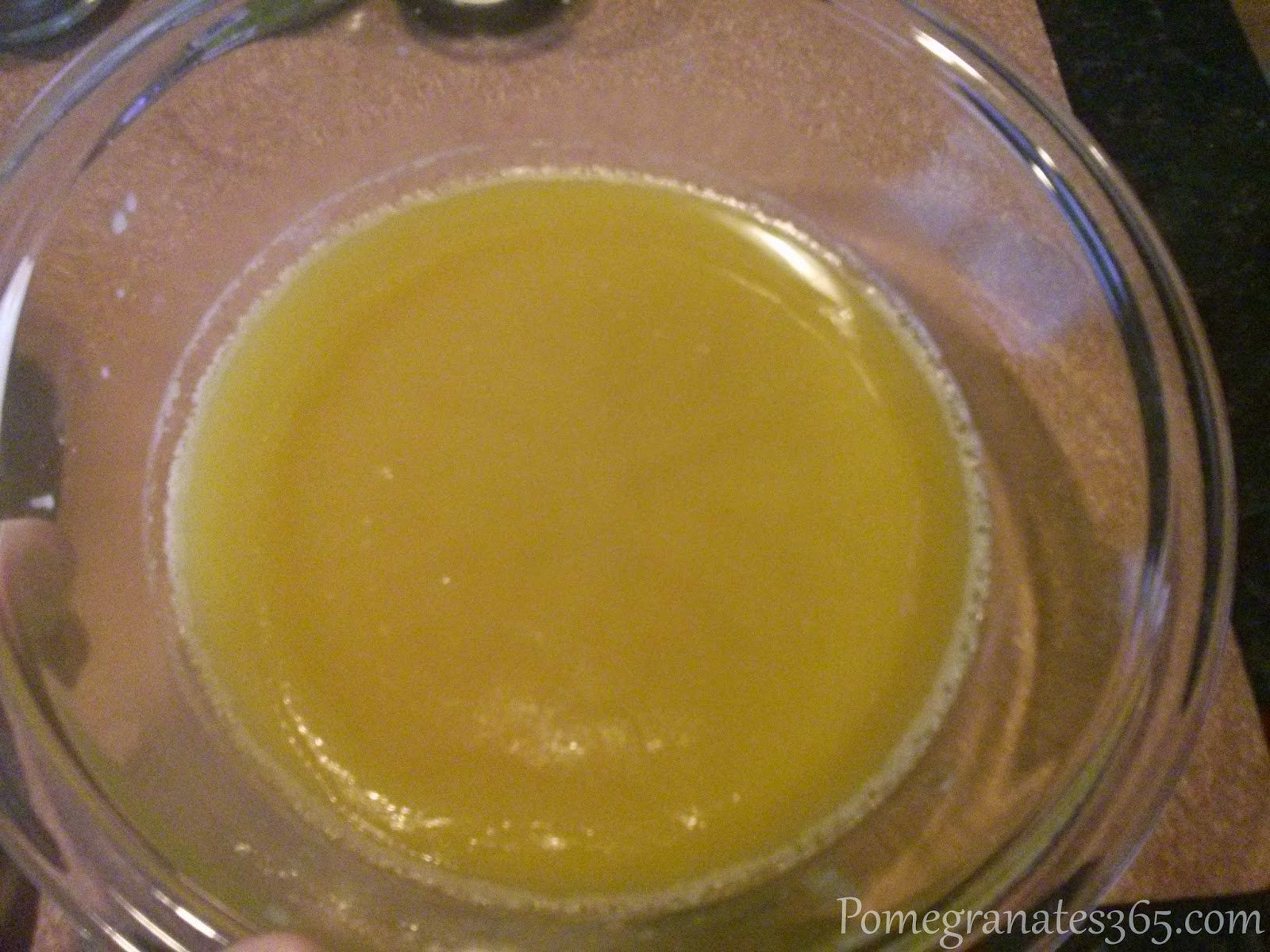 Belly butter oils set after refrigeration