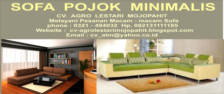 SOFA POJOK MINIMALIS