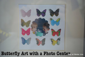 butterfly art with a photo