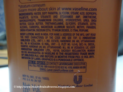 moisture vaseline total brains brawns beauty