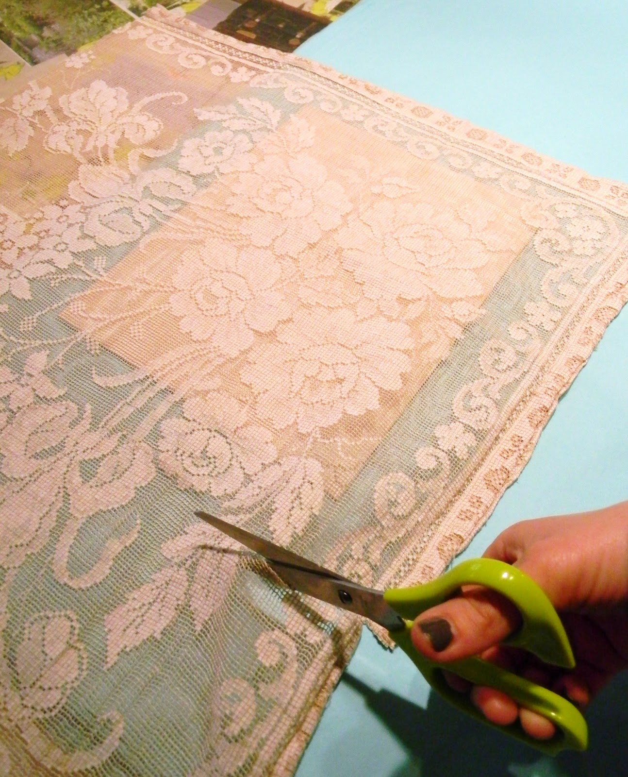 Everlasting Blooms DIY fabric covered canvas