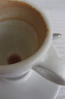 photo a day: day 12 - On the table - an expresso coffee