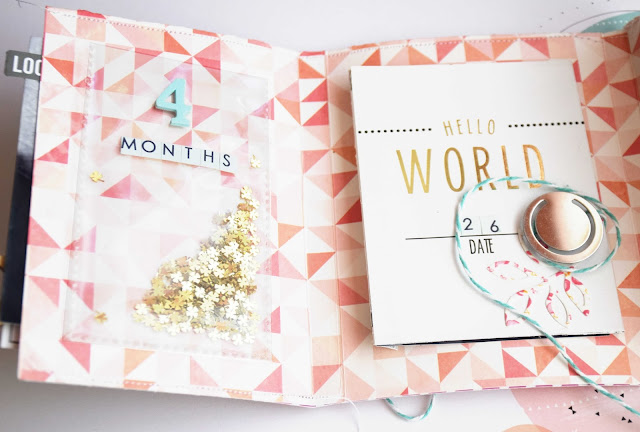 Mini album scrapbooking bebe