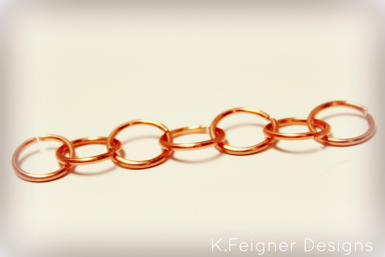 The Crafty Housewife DIY Jump Ring Chain