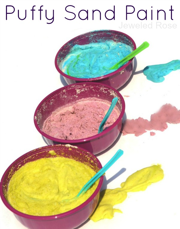 Homemade Paint Recipe {Puffy Sand Paint} Growing A Jeweled Rose