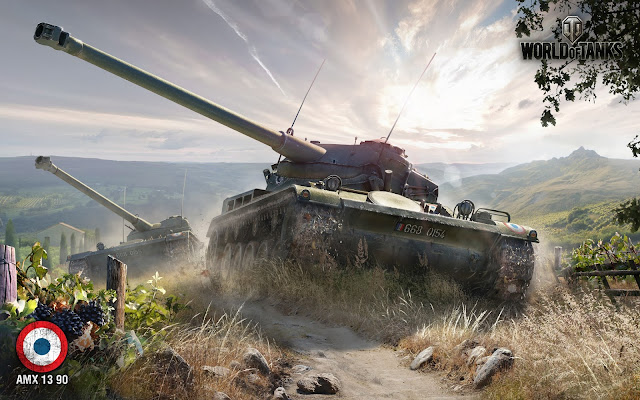 Wallpaper AMX 13 90 World of Tanks