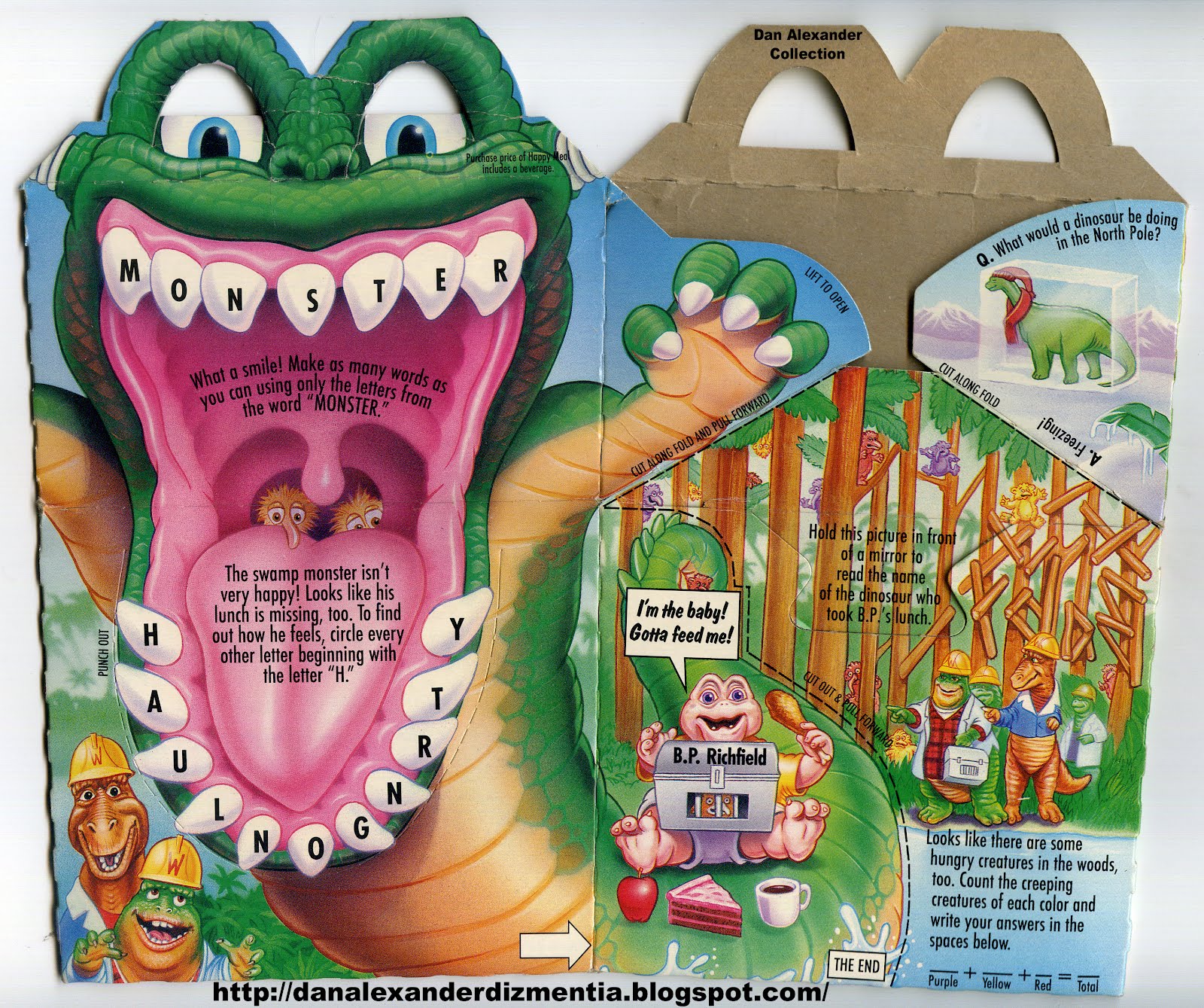 Earl Sinclair Details about   1992 Dino Motion Dinosaurs McDonalds Happy Meal Toy 