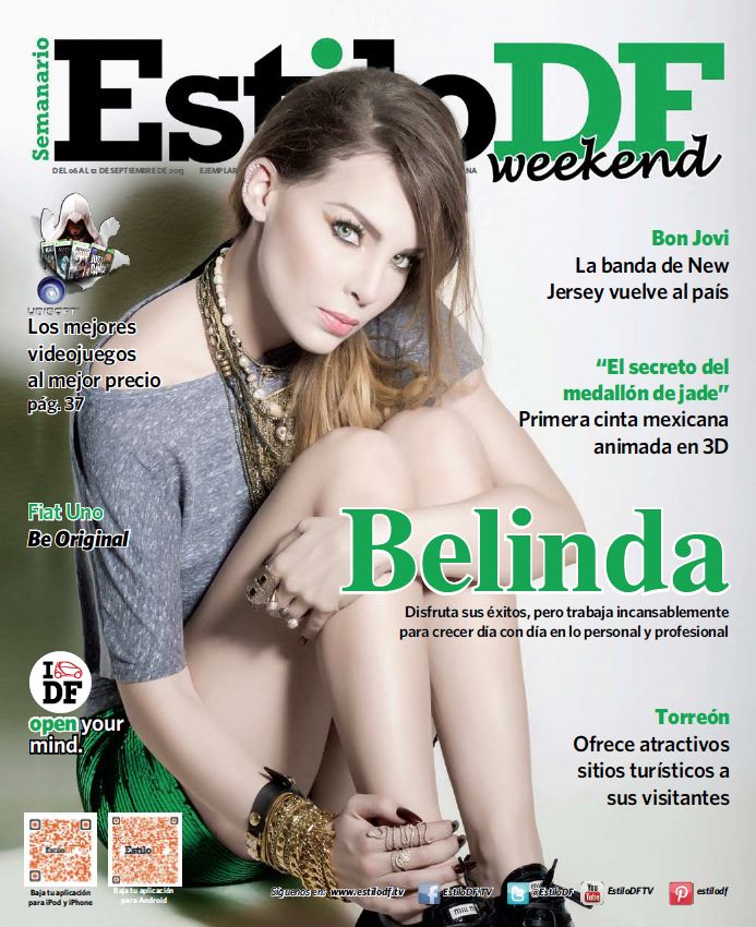 #AS Style Killer 2 (II). - Página 8 Belinda+for+Estilo+Df+Magazine+Mexico+September+2013+Cover