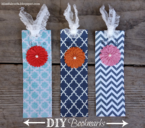 DIY Bookmarks @ Blissful Roots
