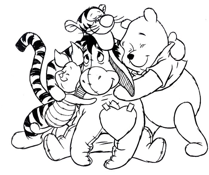 Disney Eeyore Coloring Pages : Disney coloring pages Disney Eeyore Coloring Pages : Disney coloring pages