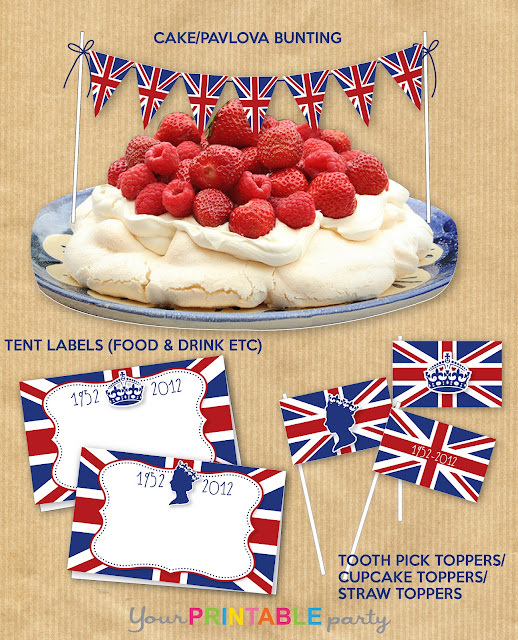 Union Jack Cake Ribbon Union Jack Cake Ribbon