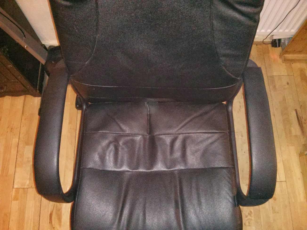 The Shed And Beyond Recovering office chair arms