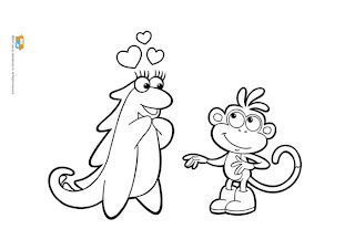 Monkey Coloring Pages