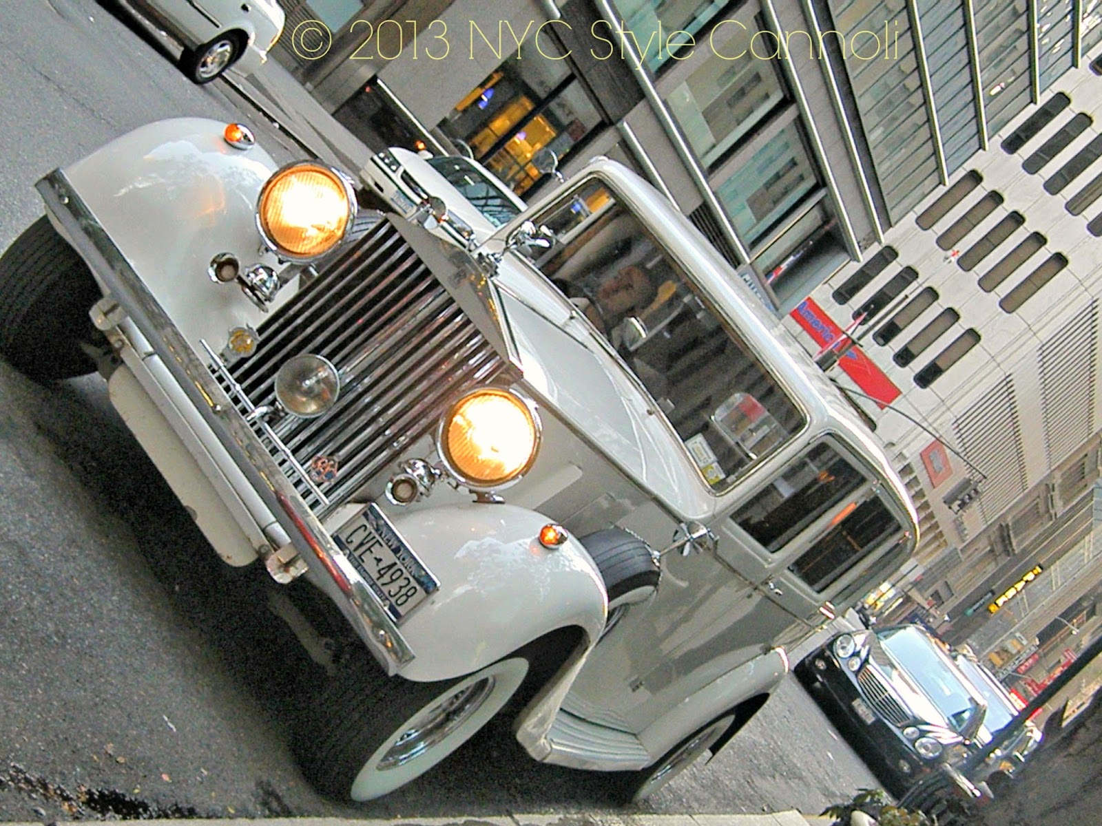 A Vintage Car in Manhattan NYC, Style & a little Cannoli