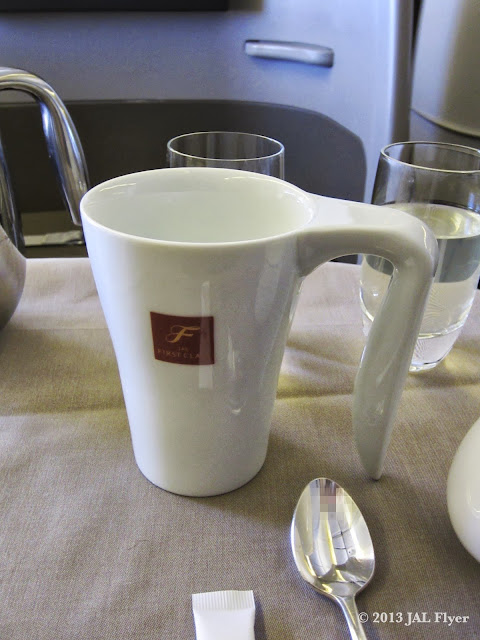 JAL First Class coffee mug from Hasami Nagasaki
