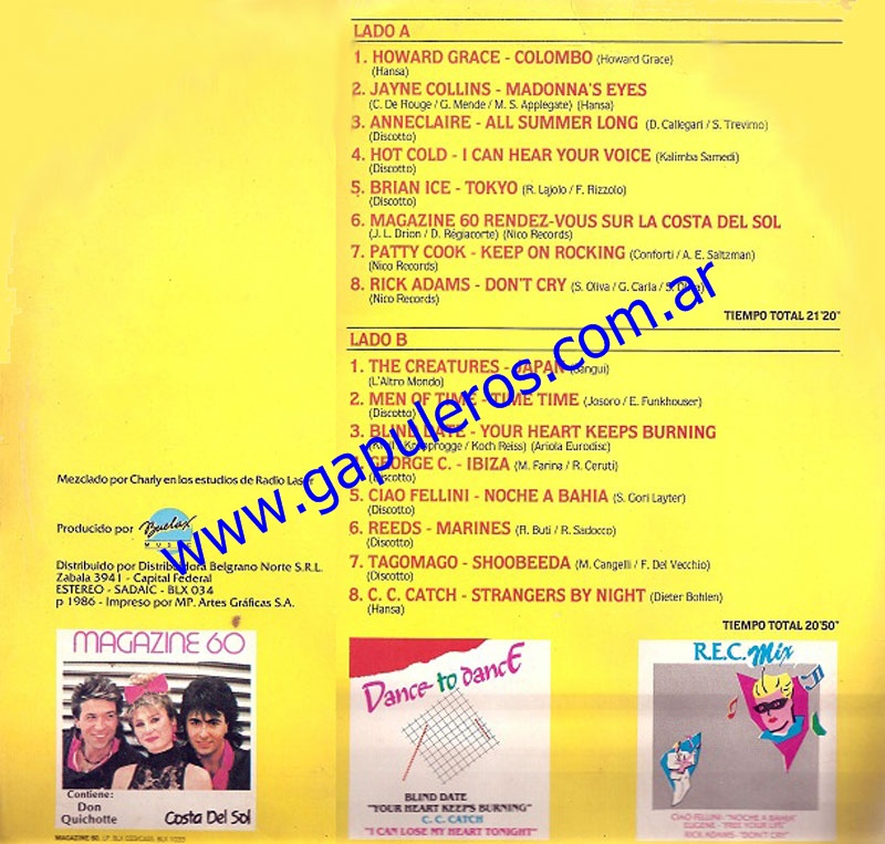 Buelax Discografia: Lo Mejor Del Verano 86' Buelax Discografia: Lo Mejor Del Verano 86'