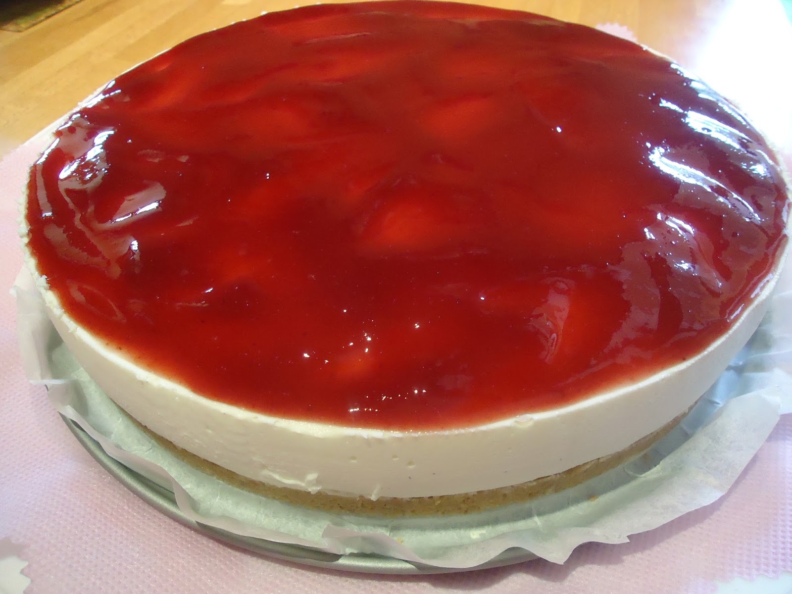 Cheesecake alla ricotta e cioccolato bianco