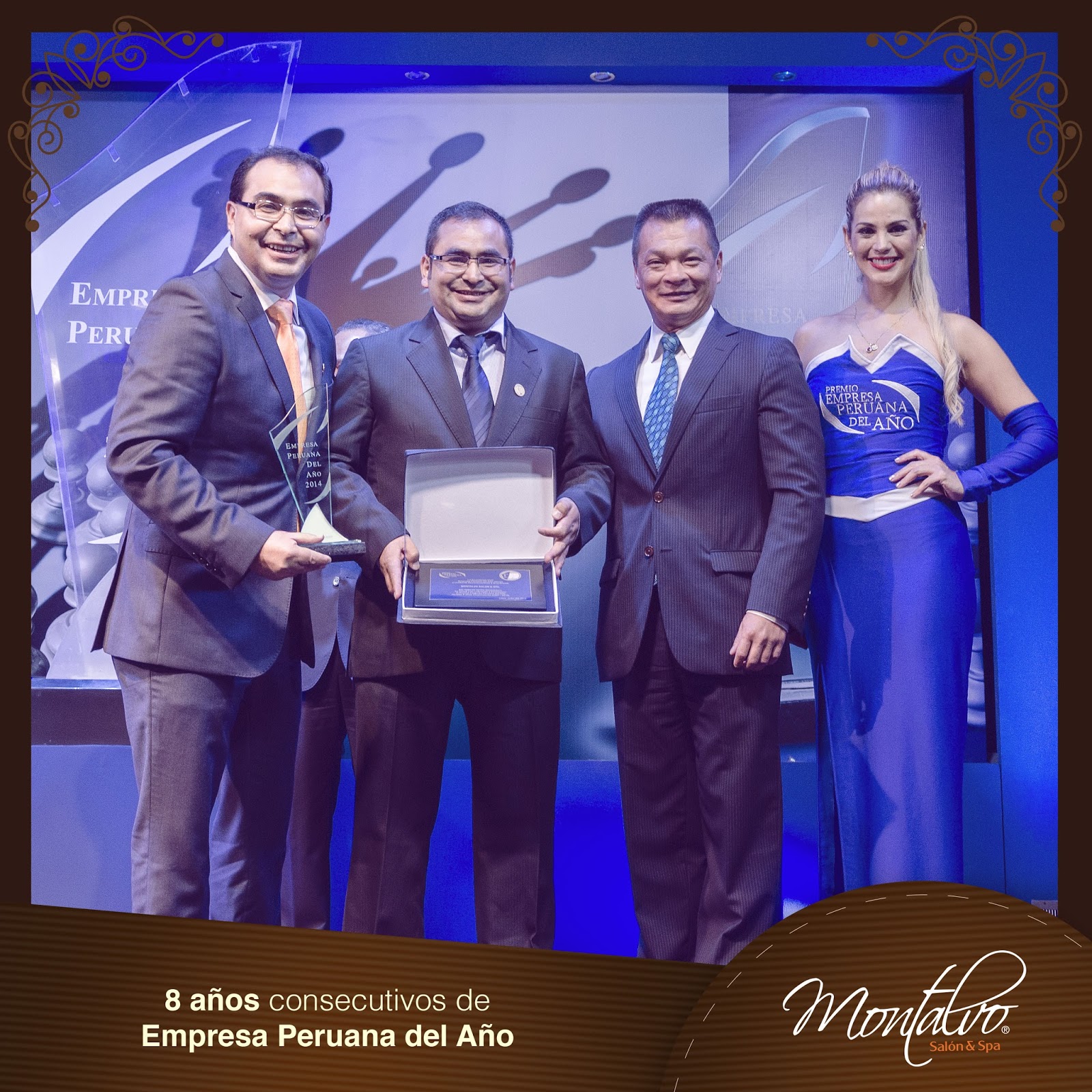 Montalvo Salón & Spa recibió el premio como Empresa Peruana del Año Montalvo Salón & Spa recibió el premio como Empresa Peruana del Año