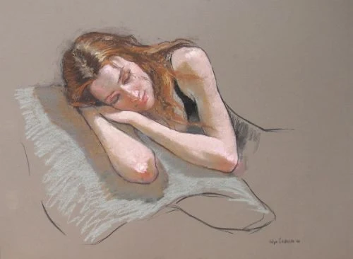 Katya Gridneva Катя Гриднева 1965 | Ukrainian Figurative Pastel painter