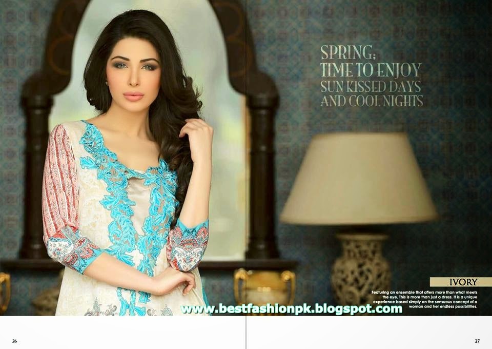 Sobia Nazir Summer Lawn Collection 2014 for Women-www.bestfashionpk.blogspot.com Sobia Nazir Summer Lawn Collection 2014 for Women