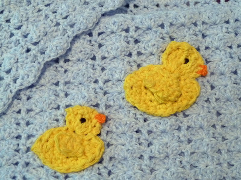 Snoopys Homemade Fun: RUBBER DUCKY CROCHETED BABY BLANKET