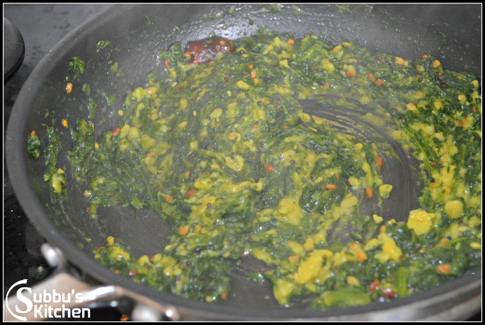 Paruppu Keerai Masiyal Keerai Kootu Keerai Dal Masiyal Subbus Kitchen