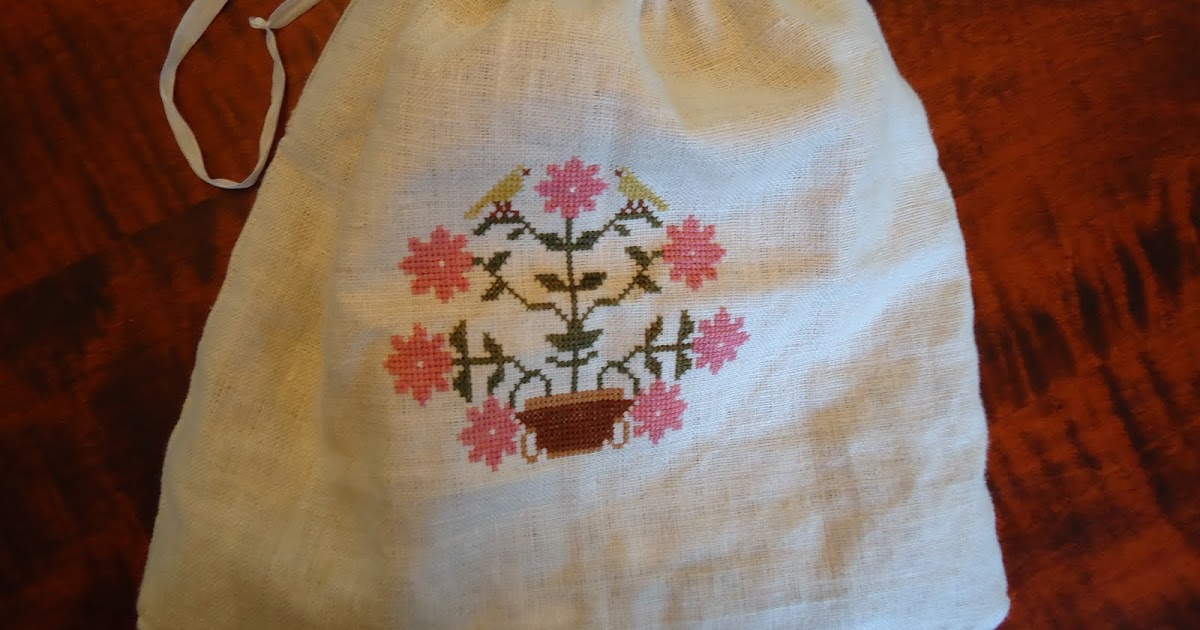 Sew 18th Century Needlework Bag Part Two