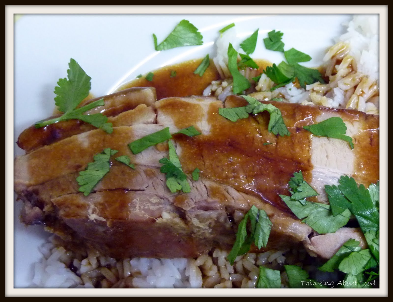 Thinking About Food Asain style slow cooker pork belly