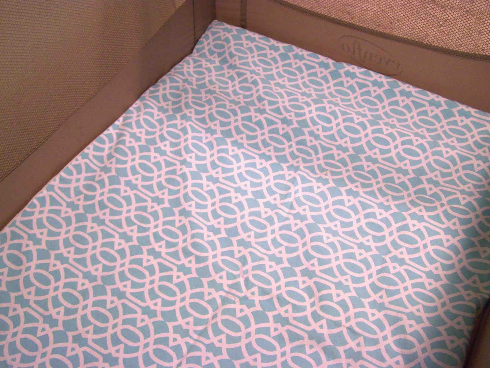 Made by Me. Shared with you. Sewing For Baby Pack and Play Sheets