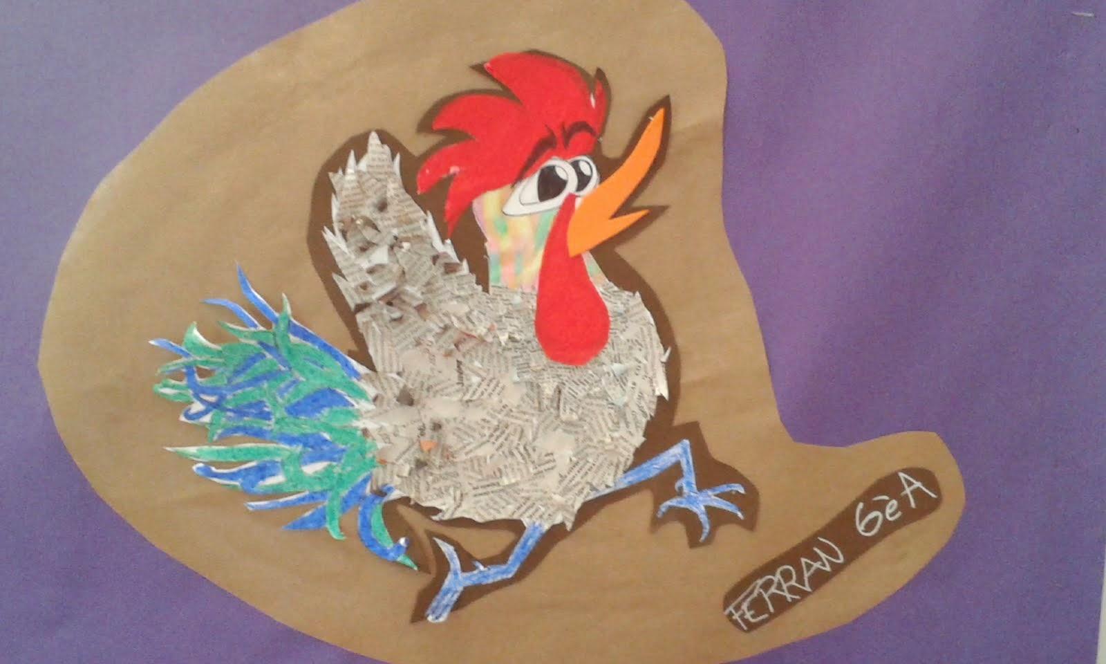 LOOK! OUR FAMOUS POTA BLAVA ROOSTER