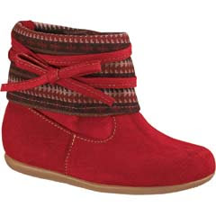 bota roja Bota roja material textil infantil modelo 4918