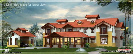 Super luxury Kerala house