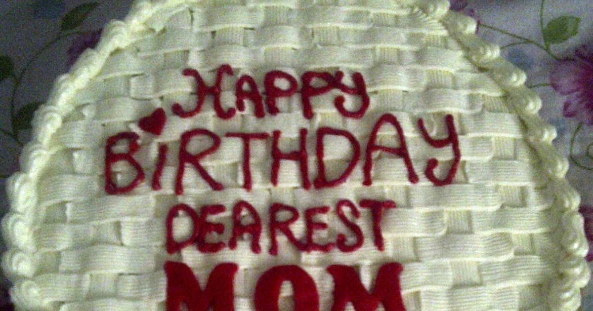 bakerlicious cupcakery happy birthday dearest mom red velvet cakeSelamat Pengantin Baru Ontaiko Mazween #20