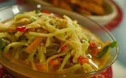 resep praktis dan mudah membuat (memasak) sayur labu siam kuah santan enak, lezat
